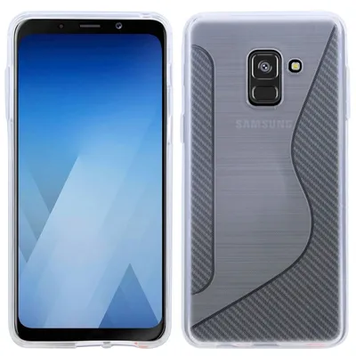 Produktbild von Samsung Galaxy A8 Plus 2018 Handy Silikon Schutzhülle Cover Case Transparent