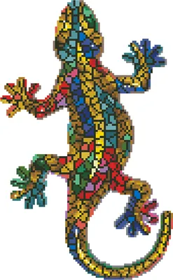 Produktbild von Gekko Paua Diamond Dotz: 27x41 cm