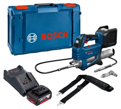 Produktbild von Bosch GFP 18V-10 Akku Fettpresse 18 V 10000 psi + 1x Akku 5,0 Ah + Ladegerät + XL-Boxx