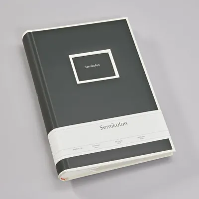 Fotoalbum 300 Fotos, 22,5x32,8 cm, 100 Seiten, Lavastein Grau