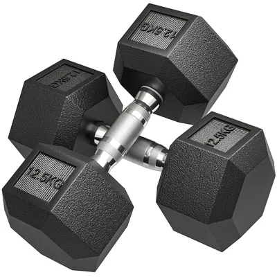 Immagine prodotto di Set di 2 padelle da 12,5 kg - in ghisa | Colore: nero | Dimensioni: 14,8 x 14,8 x 9,9 cm