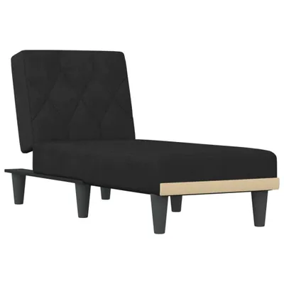 Obrázok produktu pre ležadlo vidaXL Chaise Longue Black Velvet
