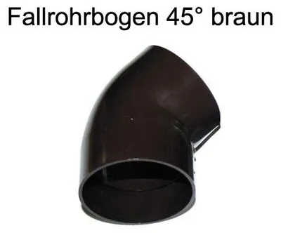 Produktbild von Fallrohrbogen 45° DN 60 anthrazit (1 Stück)