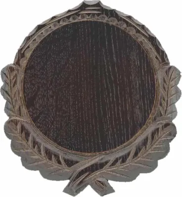 Obrázek produktu pro Eurohunt Vyřezávaný talíř na trofej divočáka hnědý 12 cm hnědý 12 cm