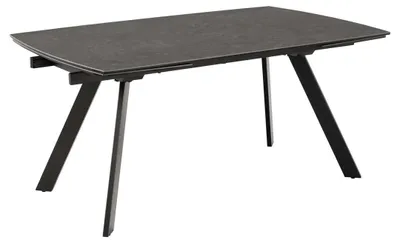 Produktbild von Blackburn Esstisch 97x160/240cm inkl. Zusatzplatten schwarz.