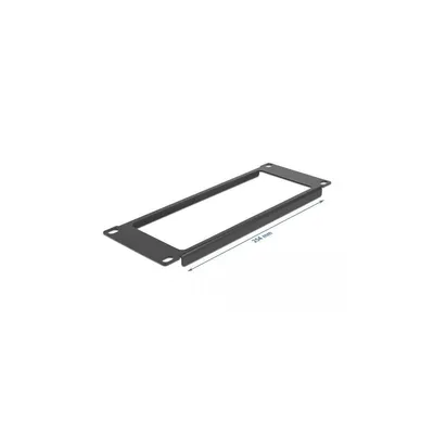 Zdjęcie produktu dla DELOCK 10" Netzwerkschrank Panel mit Öffnung 2 HE schwarz