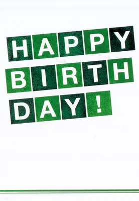 Produktbild von Geburtstag - 4 Styles - Glückwunschkarte im Format 11,5 x 17 cm mit