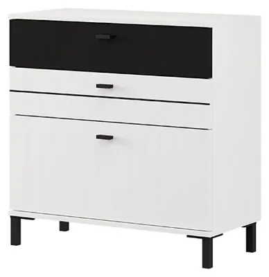 Produktbild von Diani - Sideboard, 77x35x78h cm Weiß, ein Regal