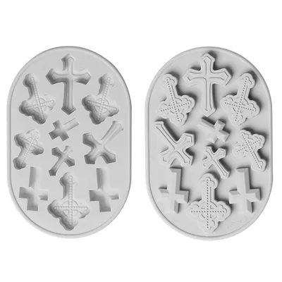 Produktbild von Kreuz Silikon Backform - Halloween Keks Minicakes