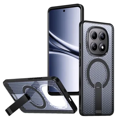 Image de Coque MagSafe pour Xiaomi Redmi Note 15 4G / 5G, coque refroidissante, noire