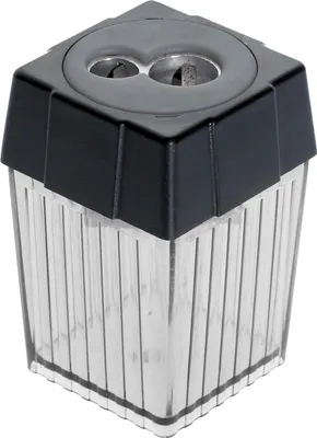 Obrázek produktu pro Alco 3015-11 Dvojité ořezávátko, pro tužky 7,8 a 11 mm, plastové, čtvercové, černé