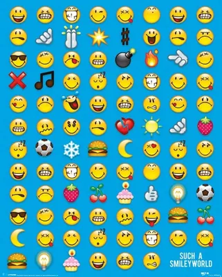 Produktbild von Poster Smiley Emoticon 40x50cm