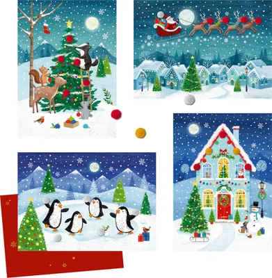Produktbild von Mini-Adventskalender - Fröhlicher Advent