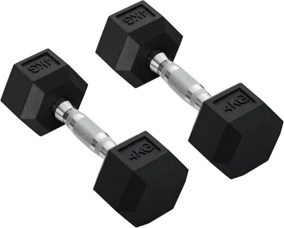 Produktbild von Hexagon Hanteln 2er Set 2 x 20 kg Kurzhantel Set Gusseisen mit gerändeltem