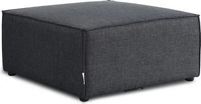 Produktbild von HOME DELUXE - Hocker VERONA - Anthrazit, ca. 87 x 46 x 87 cm, Sitzhöhe: 46 cm, Sitztiefe: 87 cm I Modulares Sofa Modulsofa Ecksofa Wohnlandschaft