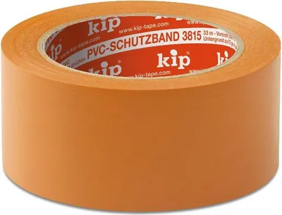 Produktbild von KIP 3815 PVC-Schutzband – glatt, orange 50mm x 33m (36 Rollen) - 3815-65