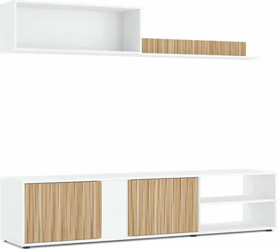 Image de Agrestino - Murale de Rangement, Blanc, 4 Étagères