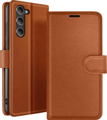 Zdjęcie produktu dla Zanaé, etui na Galaxy S23 z magnetycznym zapięciem na karty, brązowe