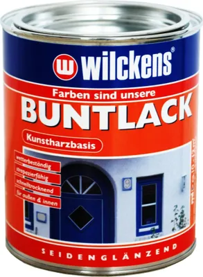 Produktbild von WILCKENS Buntlack Seidenglänzend 0.375 Liter RAL 6002 Laubgrün