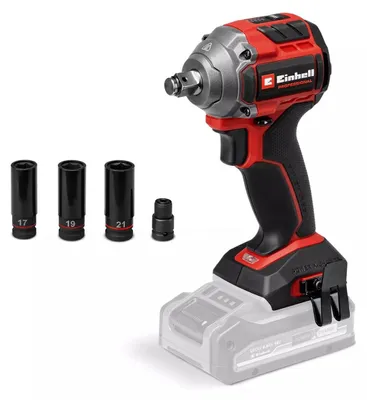 Zdjęcie produktu dla Einhell TP-CW 18/260-C, Sterownik udarowy, Uchwyt pistoletowy, 1/2", Czerwony, Bezszczotkowy, 2700 RPM