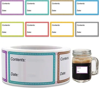 Produktbild von 500 Stš¹ck Gefrieretiketten Zum Beschriften, Gefrieretiketten Abl?sbar Ohne Rš¹ckst?nde, Food Freezer Labels Klein Handmade Aufkleber Marmeladen Etiketten Blank Labels Bag (25 X 40 mm)