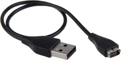 Obrázek produktu pro USB nabíjecí kabel kompatibilní s Fitbit Charge HR (28 cm) – černý