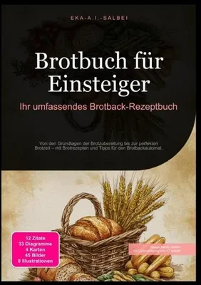 Produktbild von Brotbuch für Einsteiger: Ihr umfassendes Brotback-Rezeptbuch