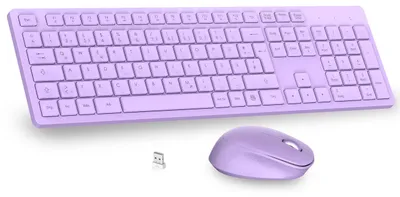 Produktbild von LeadsaiL K786 Tastatur Maus Set Kabellose, Tastatur und Maus, QWERTZ Deutsches L