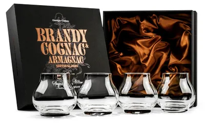 Snifter-Gläser Set 4er – 240 ml, handgeblasen, bleifrei