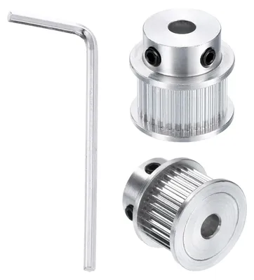 2x GT2 30T Zahnriemenscheibe Alu 5mm Bohrung 10mm Breite