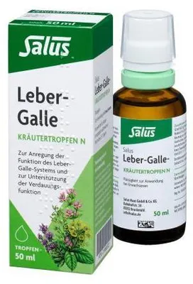 Image de Gouttes de plantes hépato-biliaires Salus N 50 ml