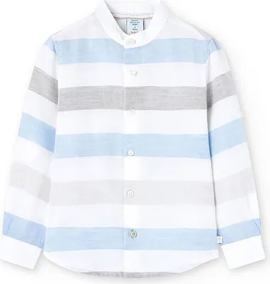 Produktbild von Boboli 738233 Langarmhemd Weiß 8 Years Junge Weiß 8 Years