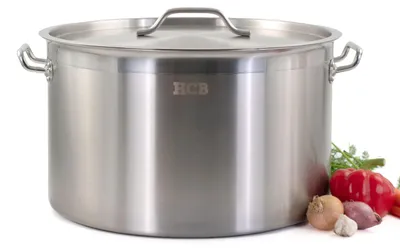 Produktbild von HCB Kochtopf - alle Wärmequellen - 44 Liter - Edelstahl - 5433