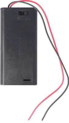 Produktbild von Batteriehalter für 2x Mignon AA LR6 Batterie mit An/Aus Schalter