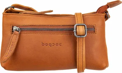 Produktbild von Bagsac Damen Leder Reißverschlusstasche B488003 braun