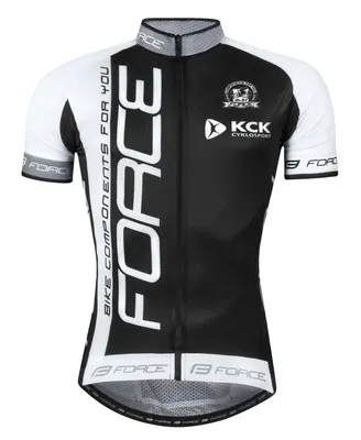 Produktbild von Jersey FORCE TEAM18  grau-schwarze Kurzjacke Größe: XS