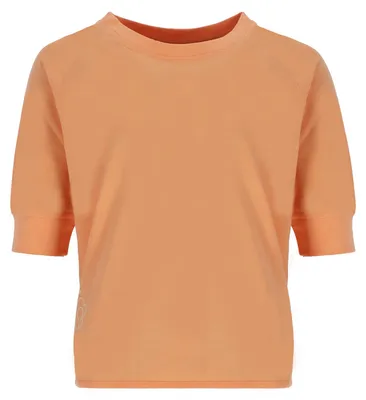 Produktbild von Coastguard Damen T-Shirt mit 3/4 Arm und Rundhalsausschnitt - Unifarbenes Shirt aus Baumwolle in Apricot Größe L