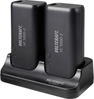 Produktbild von VOLTCRAFT VC 5000-2 Powerbank 5000 mAh Li-Ion Schwarz Statusanzeige
