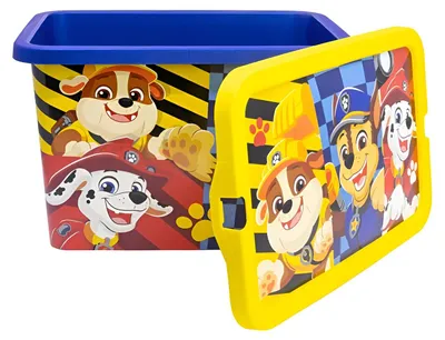 Immagine prodotto di Scatola portaoggetti in plastica Paw Patrol Rescü Pups da 7 litri