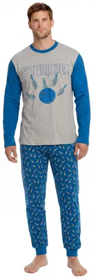 Immagine prodotto di Pigiama uomo Kisses&Love a maniche lunghe in cotone KLP4