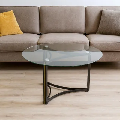 Produktbild von Couchtisch Klarglasplatte
