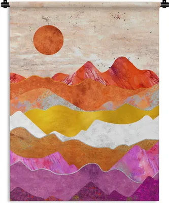 Produktbild von MuchoWow® Wandteppich Wandbehang Lesbisch - Stolz - Gold 90x120 cm Tapisserie Dekoration Wandtuch - Wanddeko