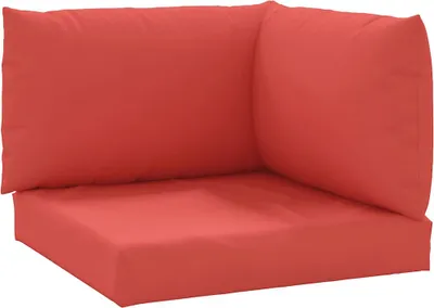 Image de vidaXL Coussin pour palette 3 pcs. rouge tissu Oxford