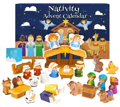 Produktbild von Krippen-Adventskalender für Kinder Weihnachts-Adventskalender 2026