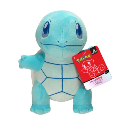 Produktbild von Pokemon Monochrom Plüschfigur (20cm) Pikachu Glumanda Schiggy Bisasam