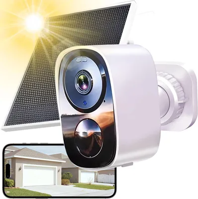 Obrázek produktu pro 3MP solární kamery 1080P bezpečnostní kamera s  AI detekcí pohybu