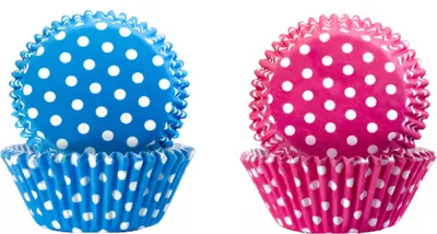 Image de Lot de 100 caissettes à cupcakes Ibili, en papier, 7,5 x 3,5 cm, multicolores