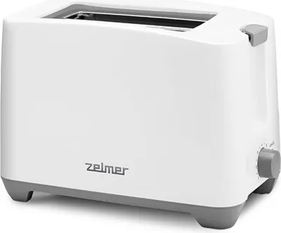 Obrázek produktu pro Zelmer ZTS7386, 2 krajíců, Bílá, Plast, Otočné, 750 W