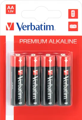 Image de Verbatim Alkaline Battery Aa Lr6 4Szt 49921