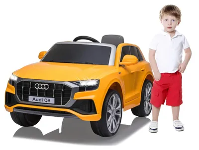 Immagine prodotto di Audi Q8 gialla cavalcabile 12V